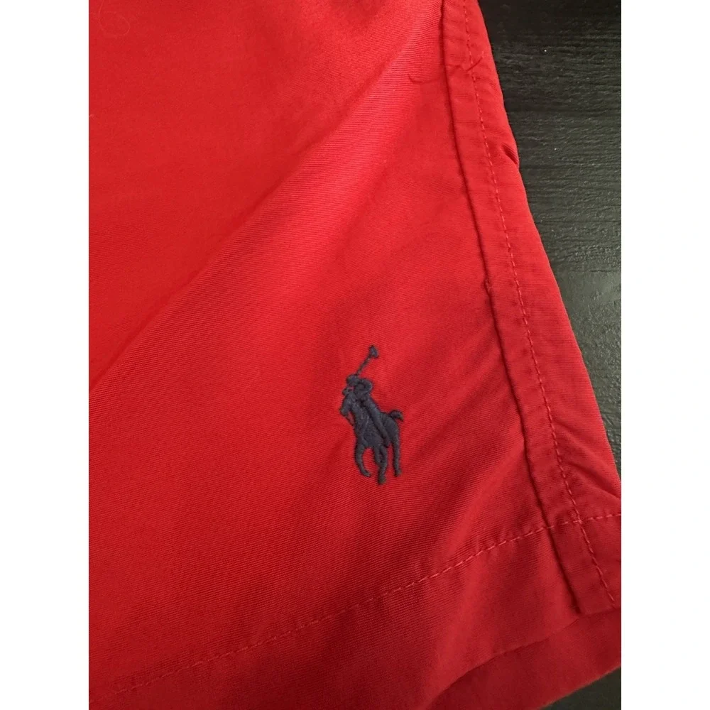 *Polo Ralph Lauren Men's Red Swim Trunks Size XXL/2XL‎ Inside Pocket